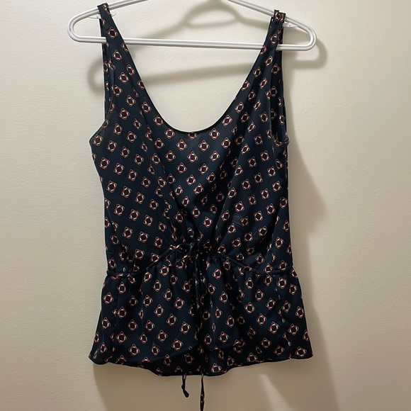 Zara “yachtie” peplum top - Picture 1 of 3